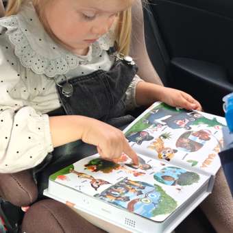 Говорящая книжка BertToys Нажималка маленькая Учимся с мультяшками: отзыв пользователя Детский Мир