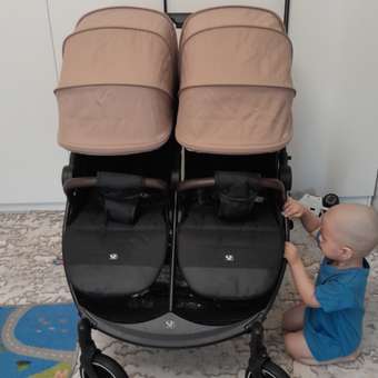 Коляска прогулочная для двойни Sweet Baby Donna Beige бежевый: отзыв пользователя Детский Мир