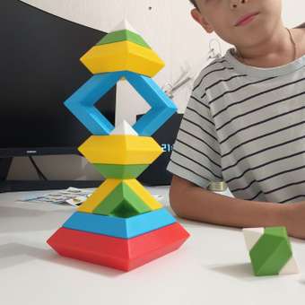 Конструктор TrendToys пирамидка 15 дет.: отзыв пользователя Детский Мир
