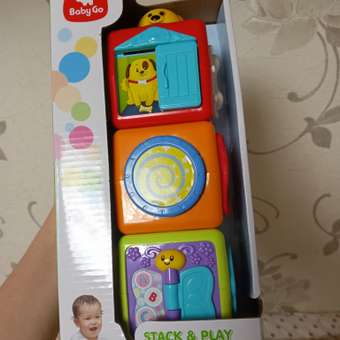 Игрушка BabyGo кубики: отзыв пользователя ДетМир