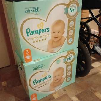 Подгузники Pampers Premium Care 3 (6-10 кг) 148 шт.: отзыв пользователя ДетМир