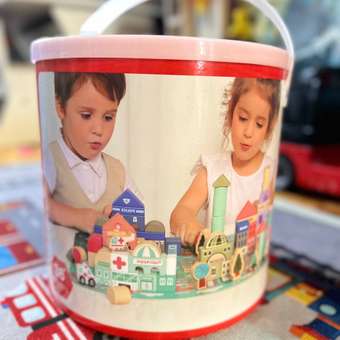Конструктор TrendToys деревянный 115 дет.: отзыв пользователя Детский Мир