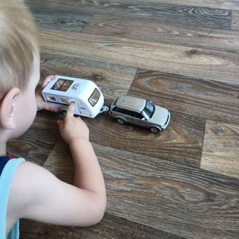 Автомобиль Mobicaro Land Rover Caravan с домом 1:32: отзыв пользователя Детский Мир