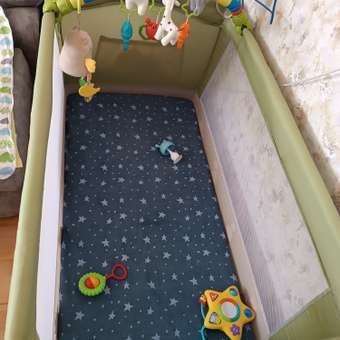Манеж кровать Babyton Dreamy Green: отзыв пользователя Детский Мир