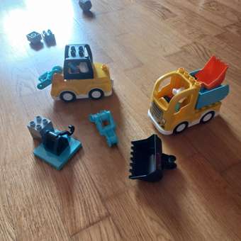 Конструктор LEGO DUPLO Строительная техника 3в1 22 дет.: отзыв пользователя Детский Мир