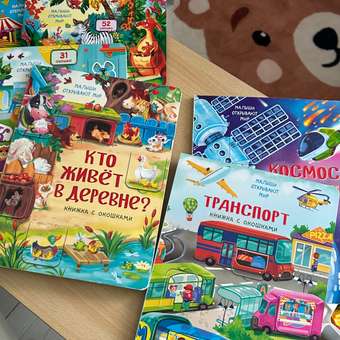 Набор детских книг BimBiMon с окошками Транспорт и Космос: отзыв пользователя Детский Мир