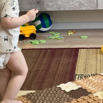 Коврик-пазл ARTSTEP массажный развивающий детский 25 x 282 см: отзыв пользователя Детский Мир