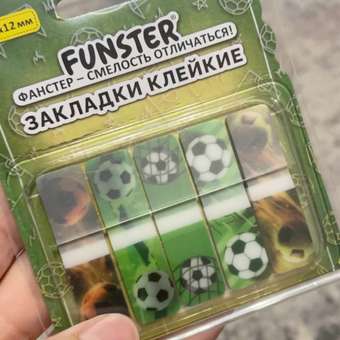 Стикер-закладка Funster Футбол 100 шт.: отзыв пользователя Детский Мир