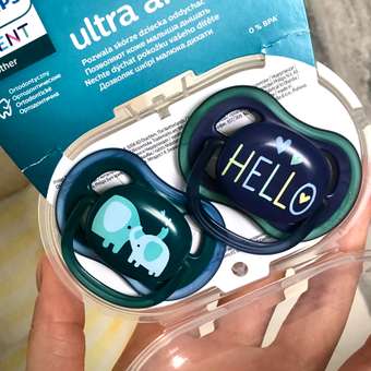 Пустышка Philips Avent силикон ортодонтическая от 18 мес. 2 шт.: отзыв пользователя Детский Мир