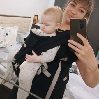 Рюкзак-кенгуру Babyton Хипсит Jeans Blue: отзыв пользователя Детский Мир