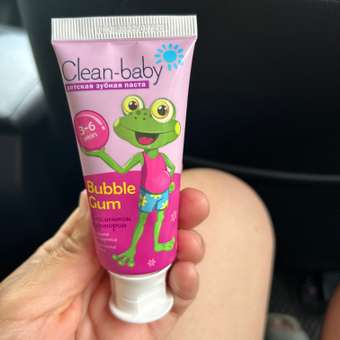 Зубная паста Clean-baby с фтором Жвачка: отзыв пользователя Детский Мир