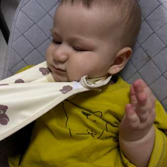 Нагрудник Happy Baby текстиль 2 шт.: отзыв пользователя Детский Мир