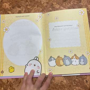 Книга Самый кавайный творческий блокнот Моланг: отзыв пользователя Детский Мир
