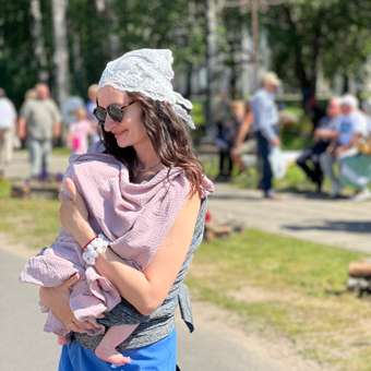 Комплект пеленок муслиновых 100х130 Perina Лето розовое/Мокко: отзыв пользователя Детский Мир