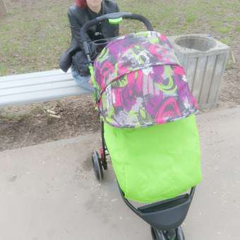 Коляска прогулочная Babyton Rapid Green зеленый: отзыв пользователя ДетМир
