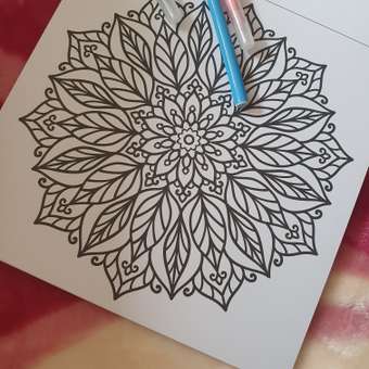 Раскраска Attivio Цветы антистресс 24 листа: отзыв пользователя Детский Мир