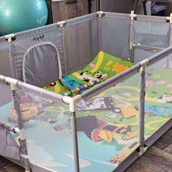 Манеж BabyGo Play Free New серый: отзыв пользователя Детский Мир