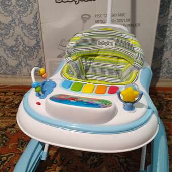 Ходунки Babyton голубой с ручкой: отзыв пользователя Детский Мир