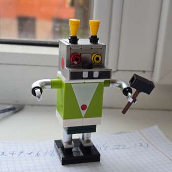 Конструктор brick labs Ну, погоди! Заяц-робот 99 дет.: отзыв пользователя Детский Мир