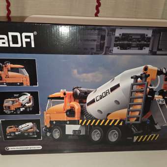 Конструктор CaDa грузовик бетономешалка 368 дет.: отзыв пользователя Детский Мир