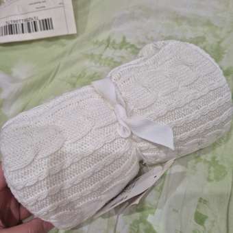 Плед FUTURINO Home с вязаным узором: отзыв пользователя Детский Мир