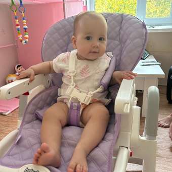 Стульчик для кормления Babyton Purple фиолетовый: отзыв пользователя ДетМир