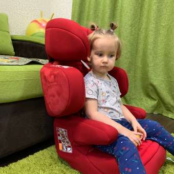 Автокресло Renolux Renofix passion Isofix 2/3 (15-36 кг) красный: отзыв пользователя Детский Мир