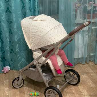 Коляска прогулочная Happy Baby Luna 360 бежевый: отзыв пользователя Детский Мир