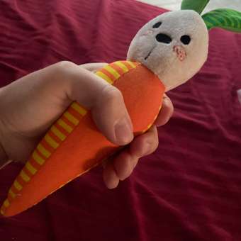 Игрушка Мякиши погремушка Зайка Морковка: отзыв пользователя Детский Мир