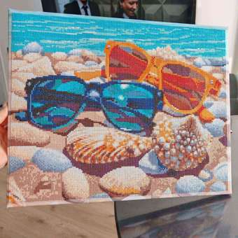 Алмазная мозаика Art on Canvas Солнечный пляж в ассортименте: отзыв пользователя Детский Мир