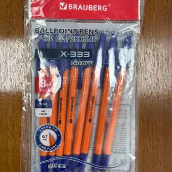 Ручка шариковая Brauberg 8 шт.: отзыв пользователя Детский Мир