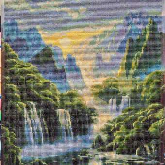 Алмазная мозаика Art on Canvas Райские водопады в ассортименте: отзыв пользователя Детский Мир