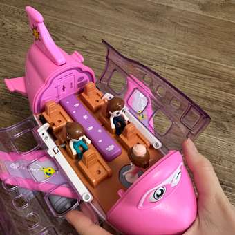 Самолет TrendToys розовый с пассажирами: отзыв пользователя Детский Мир