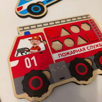 Игрушка Alatoys рамка-вкладыш Транспорт в ассортименте: отзыв пользователя Детский Мир