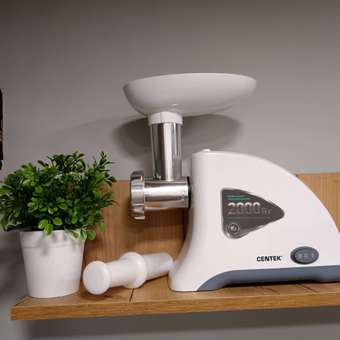 Мясорубка CENTEK CT-1609 белый 2000Вт 2 диска: отзыв пользователя Детский Мир