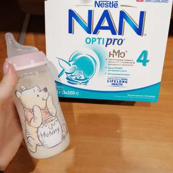 Молочко NAN 4 Optipro 1050г с 18месяцев: отзыв пользователя ДетМир