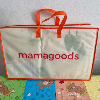 Развивающий коврик детский Mamagoods для ползания складной игровой 120х180 см Жираф и поезда: отзыв пользователя Детский Мир