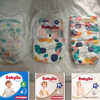 Трусики BabyGo Classic 6 (16-25 кг) 36 шт.: отзыв пользователя Детский Мир