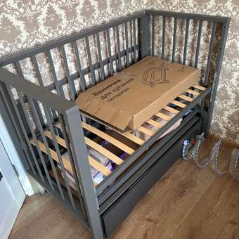 Детская кроватка Rant Кровать детская Rant Bergen Plus 120*60 универсальный маятник с ящикомарт.800, moon grey, универсальный маятник (серый): отзыв пользователя Детский Мир