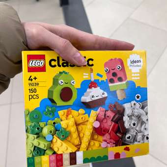 Конструктор LEGO Classic Креативная еда 150 дет.: отзыв пользователя ДетМир