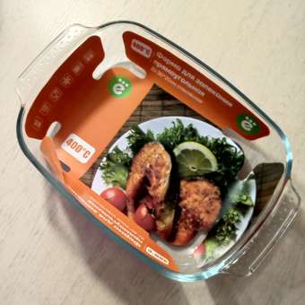 Форма для запекания ё прямоугольная 2л 30*20*6 см стекло: отзыв пользователя магазина низких цен ЕЩЁ