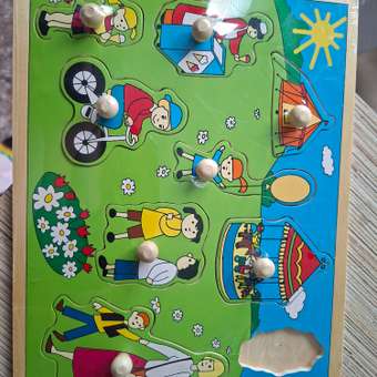 Игрушка Маленький гений сортер Сюжетная картинка В парке: отзыв пользователя Детский Мир
