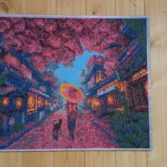 Алмазная мозаика Art sensation Прогулка под сакурой: отзыв пользователя Детский Мир