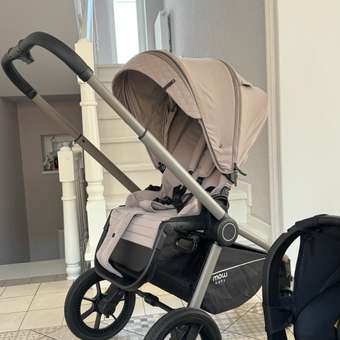 Коляска 3в1 MOWbaby Zoom new бежевый: отзыв пользователя Детский Мир