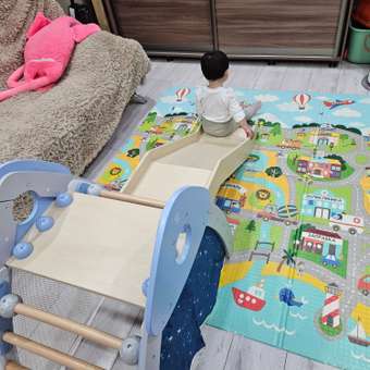 Детский игровой комплекс 4-в-1 Hape Пиклер с горкой скалодром E1222_HP: отзыв пользователя Детский Мир