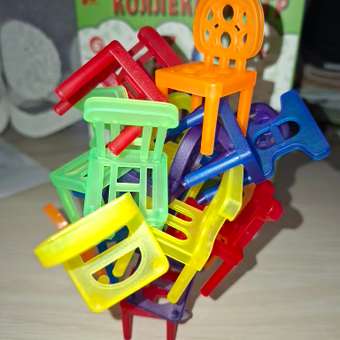 Настольная игра NEWSUN Стульчики 18 шт: отзыв пользователя Детский Мир