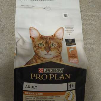 Корм сухой для кошек PRO PLAN 1.5кг с лососем с чувствительной кожей: отзыв пользователя. Зоомагазин Зоозавр