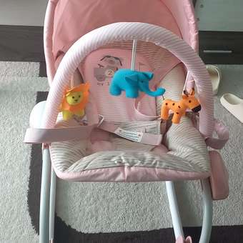 Шезлонг Babyton Pink розовый: отзыв пользователя Детский Мир