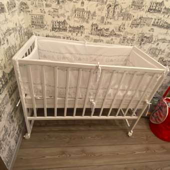 Детская кроватка Babyton прямоугольная, без маятника (белый): отзыв пользователя Детский Мир