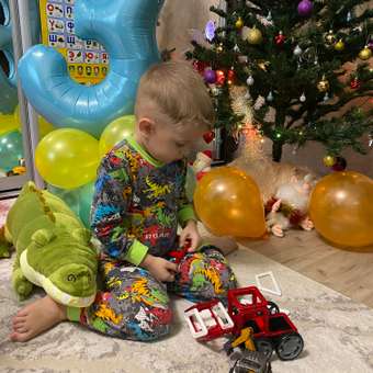 Конструктор МАГНИКОН Пожарная машина магнитный 32 дет.: отзыв пользователя Детский Мир